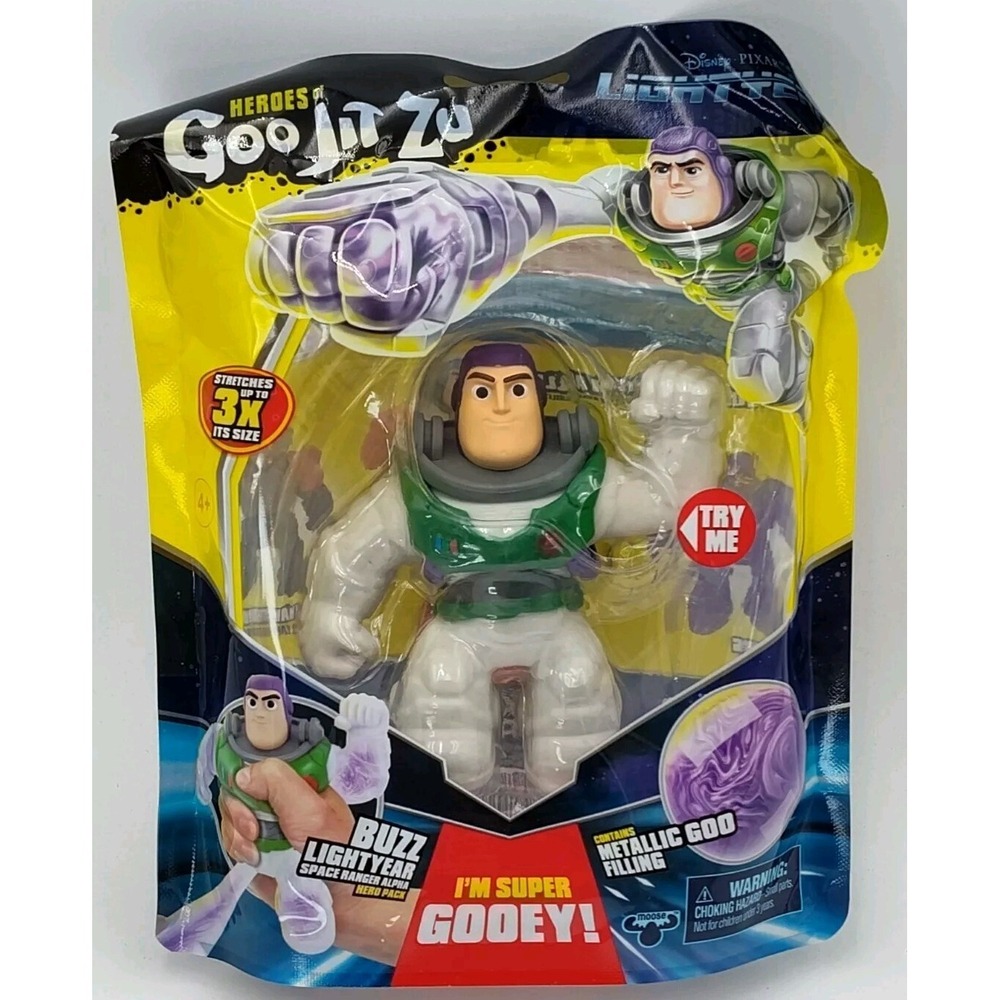 BUZZ‎ LIGHTYEAR Heroes of Goo Jit Zu Space Hero Pack Disney 📸SEE PICS📸